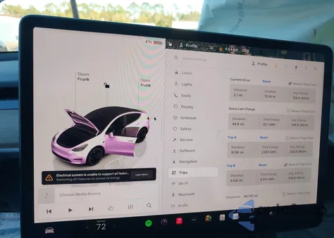 2022 Tesla Model Y Performance Dual Motor All-Wheel Drive from USA, damaged, VIN 7SAYGDEF0NF414457